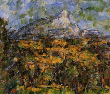  visto Pintura - Mont Sainte Victoire visto desde les Lauves Paul Cezanne